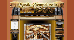 Desktop Screenshot of musik-tempel2010.de